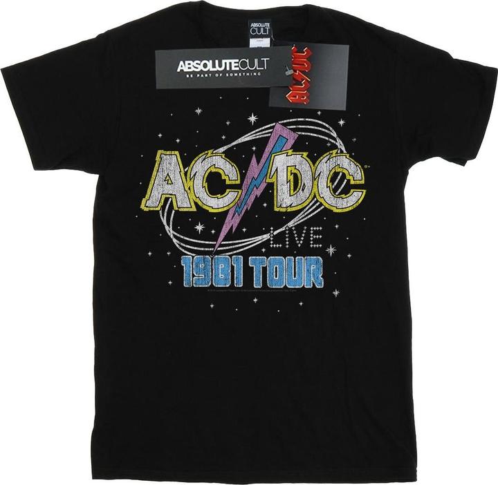 AC/DC 1981 Live Tour BaumwollBoyfriend TShirt