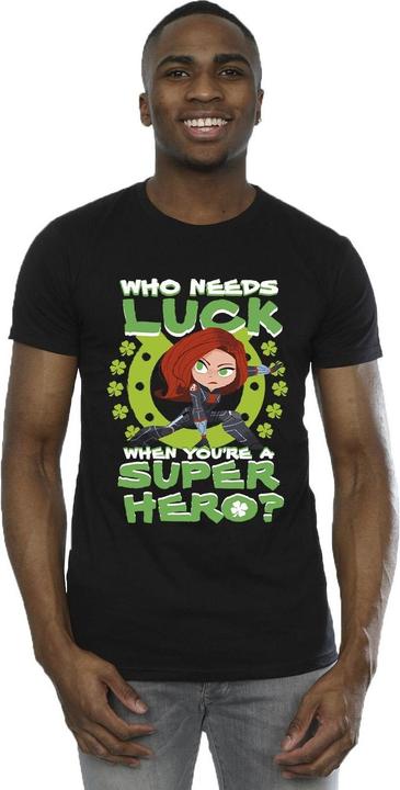 Produktbild St Patrick's Day Black Widow Luck TShirt (4XL)