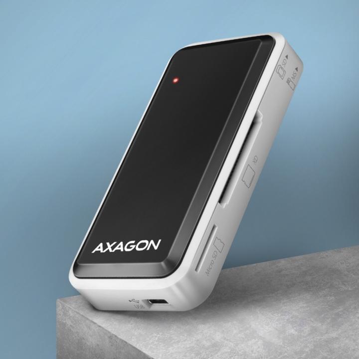 Produktbild Axagon CRE-X1 - CF - CF Typ II - MMC - MMC Mobile - MMCmicro - MS Duo - MS PRO - Speich (USB 2.0)