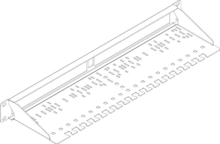 Produktbild Allnet Switch Zubehör unmanaged 4 Port Gigabit LT-PoE 90W 19" 1HE Patch Panel (4 Ports)