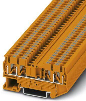Actual product image Phoenix Contact PT 2,5-QUATTRO OG 3001373 Feed-through terminal 0.14 mm² 2.50 mm² Orange 50 pcs.