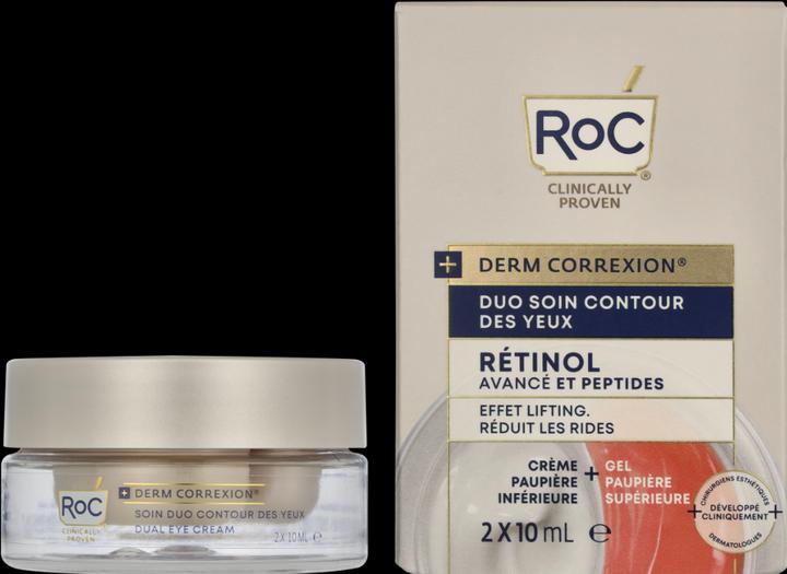 Actual product image Roc Derm Correxion Dual Eye Cream 2-in-1 Eye Duo for Visible Eye Lift Dark Circle & Puffiness Reduct (20 ml)
