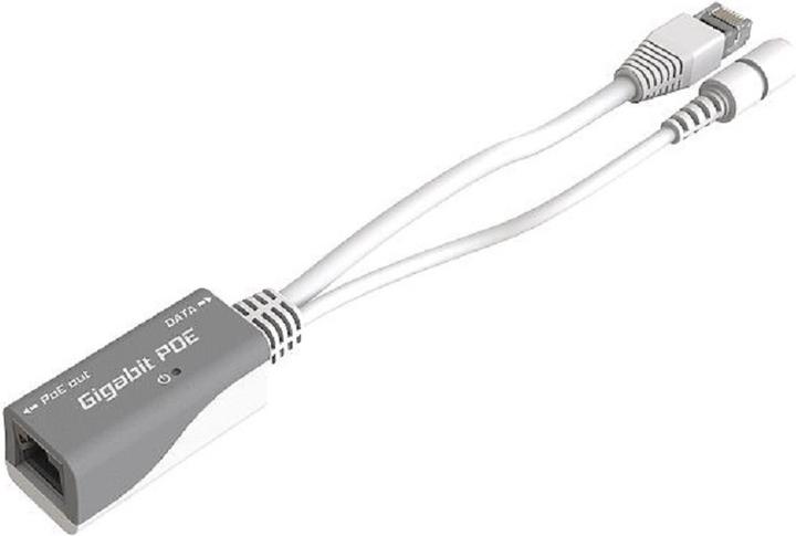 Actual product image MikroTik Gigabit passive PoE injector