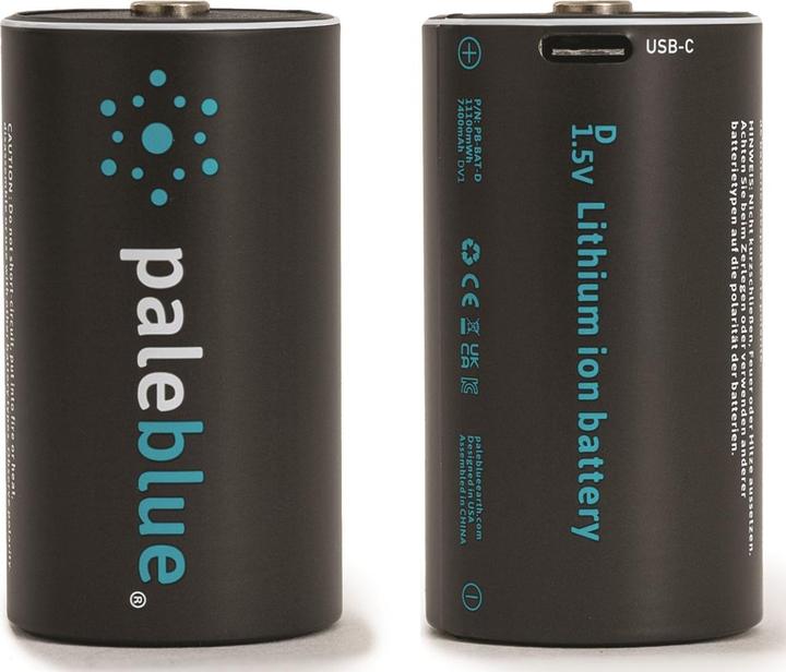 Actual product image Pale Blue Battery D USB-C (2 pcs., D, 5000 mAh)