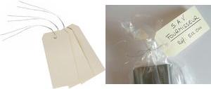 Produktbild Avery Dennison Gepa„ckanh„nger, 100 x 51 mm, neutral, mit Draht