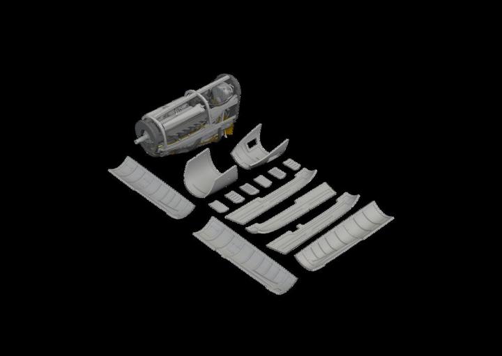 Produktbild Eduard P-51B/C 75gal drop tank early PRINT