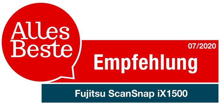 Actual product image Fujitsu ScanSnap iX1500
