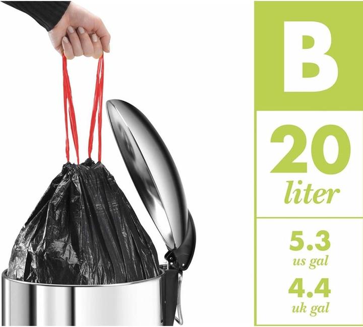 Produktbild Hailo Compact-Box M, Einbau-Mülleimer, 15 ltr, Edelstahl (15 l)