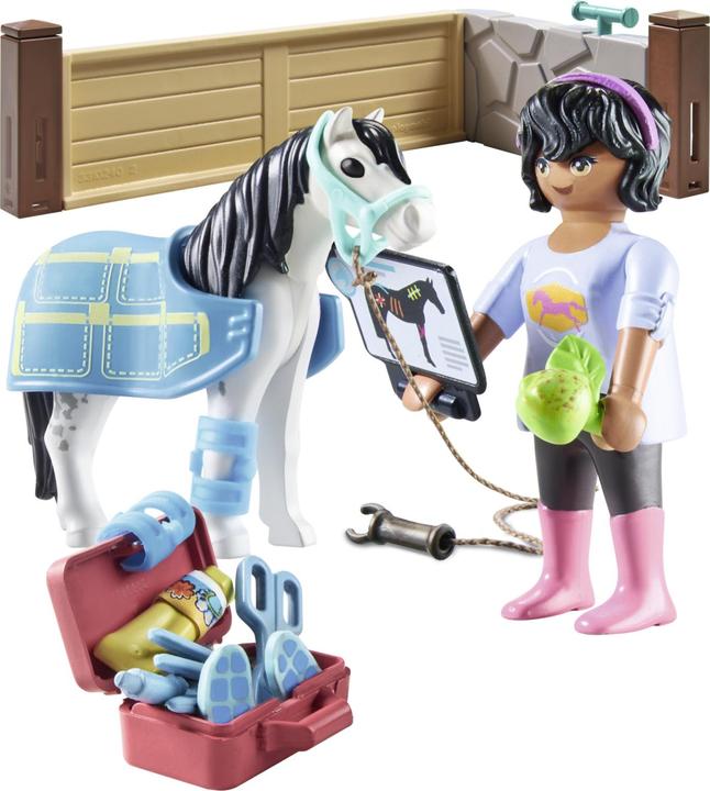 Actual product image Playmobil Equine therapist (71497, Playmobil Horses of Waterfall)