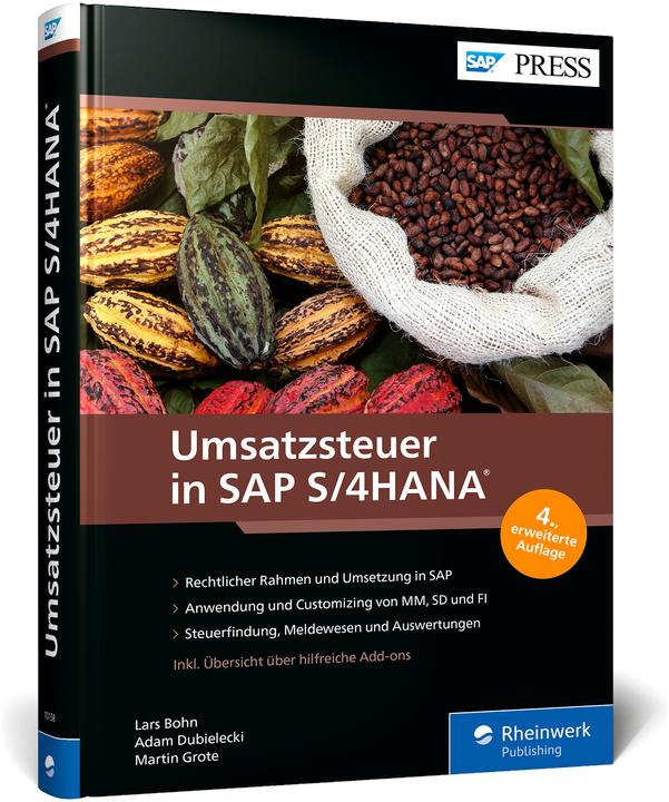 Immagine prodotto Umsatzsteuer in SAP S/4HANA (Tedesco, Lars Bohn, Martin Grote, Adam Dubielecki, 2025)
