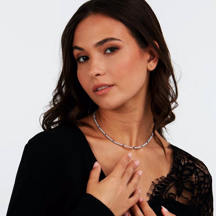 Produktbild Morellato Elegant silver necklace with zircons Tesori SAIW136 (Silber 925)