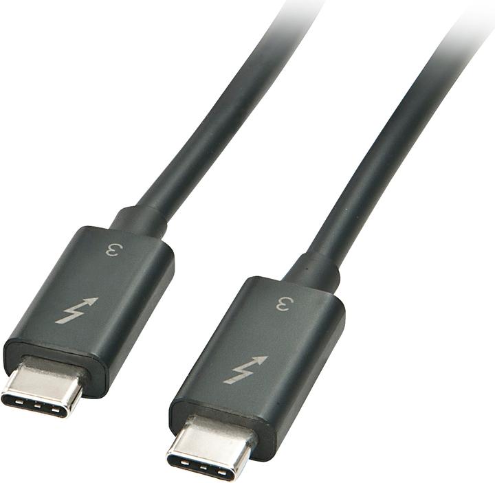 Actual product image Lindy Thunderbolt 3 cable (0.50 m, USB 3.1)