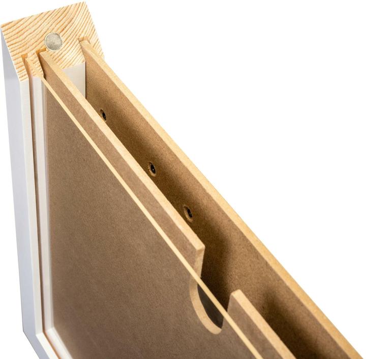 Actual product image Cocon Bilderrahmen für Kinderzeichnungen 35 x 26 x 5 cm, Weiss (A4)