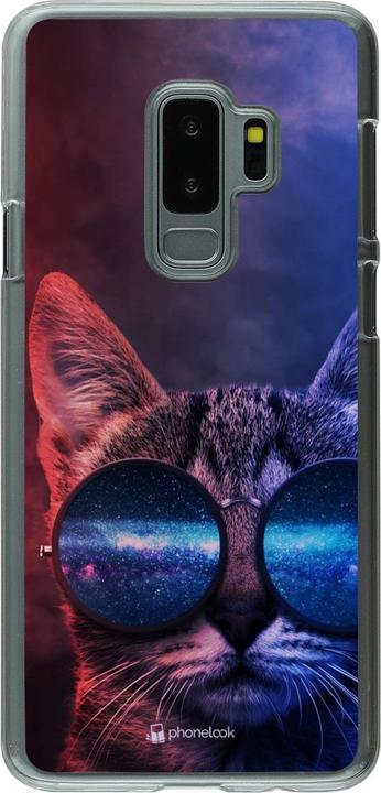 Image du produit PhoneLook Coque transparent Red Blue Cat Glasses (Samsung Galaxy S9+)