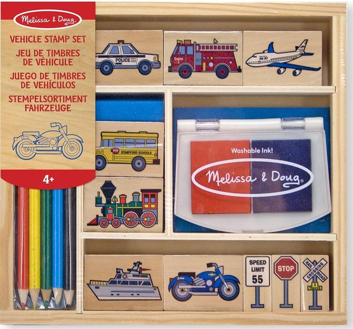 Immagine prodotto Melissa & Doug Timbro Set di veicoli