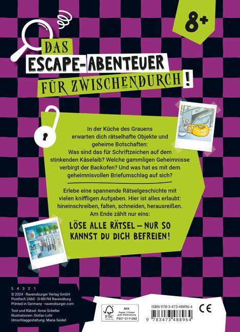 Produktbild Ravensburger Escape Rätsel: Küche des Grauens (Deutsch, Anne Scheller, Stefan Lohr, 2024)