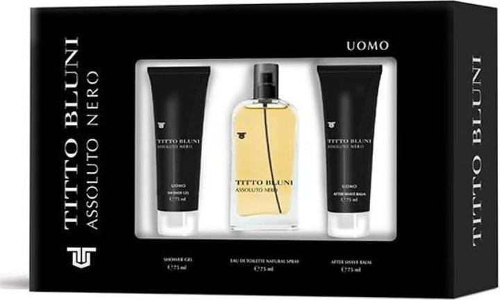 Image du produit De Ruy Perfumes Titto Bluni Assoluto Nero Uomo Edt Spray 75 ml Sets (Set parfum)