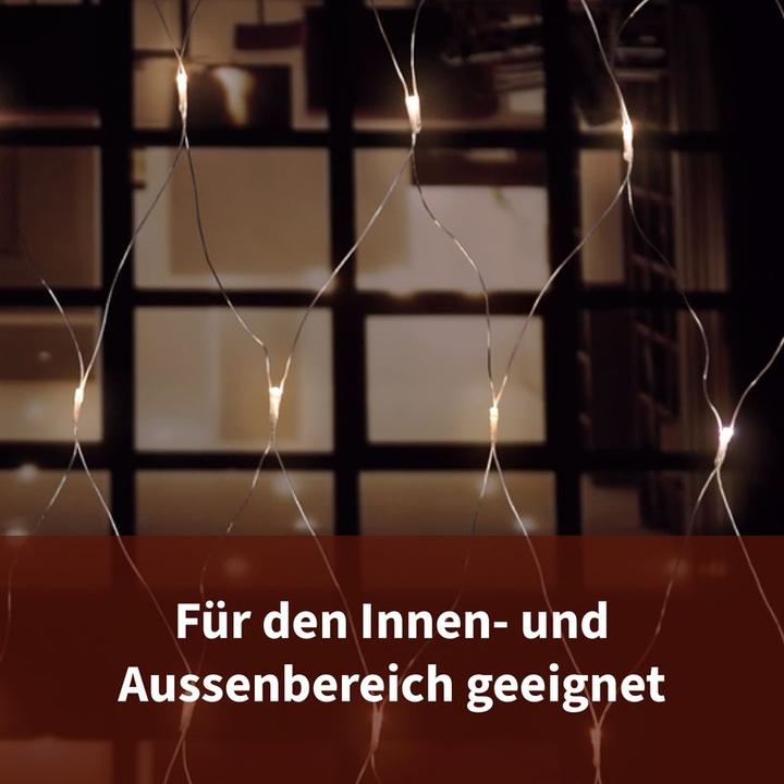 Immagine prodotto Hermex Rete luminosa Catena luminosa Tenda luminosa Ghirlanda di Natale LED (3 m)