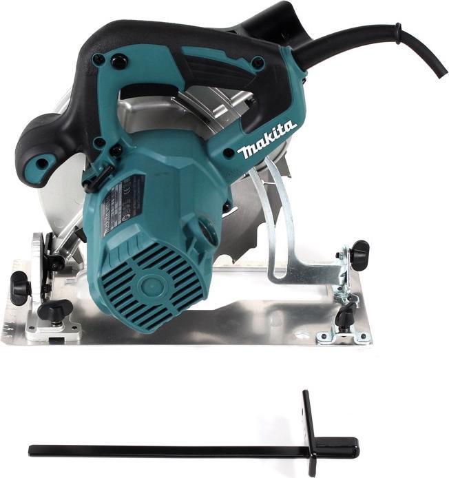 Actual product image Makita HS 7611 Hand circular saw 1600W 190 mm + carbide saw blade + guide rail adapter C