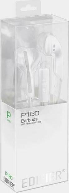 Actual product image Edifier P180 Plus wired earphones (white) (Cable)
