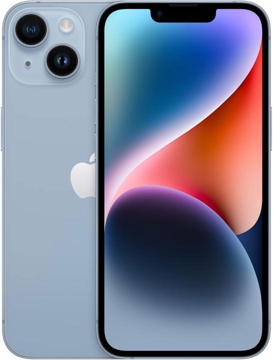 Apple iPhone 14 (512 GB, Blue, 6.10", SIM + eSIM, 12 Mpx, 5G)