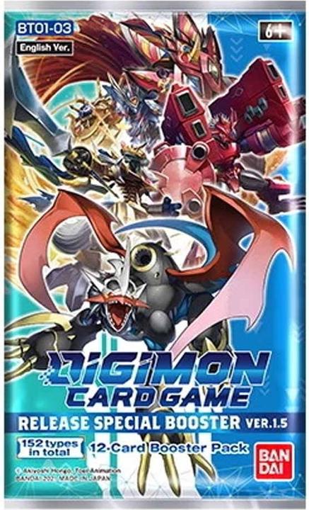 Produktbild Digimon Release Special Booster Ver.1.5 BT01-03 - Card Game (Englisch, Booster Pack)