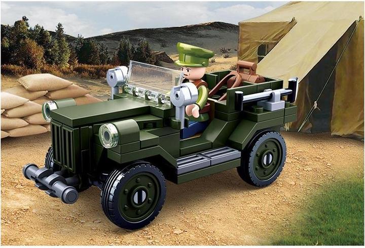 Actual product image Sluban WWII - GAZ-67 Allied car