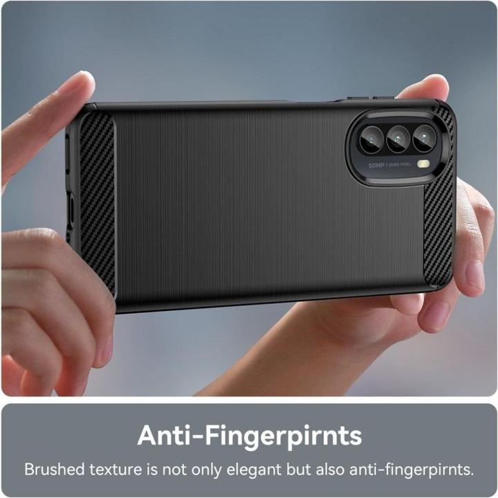 Immagine prodotto Screenguard Motorola Moto G52 Cover Carbon Brushed Soft TPU (Motorola Moto G52)