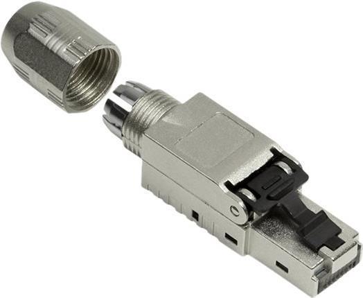 Produktbild LogiLink Feldkonfektionierbarer Stecker, Cat.6A, geschirmt, MPTL getestet (Netzwerkkabel Stecker)