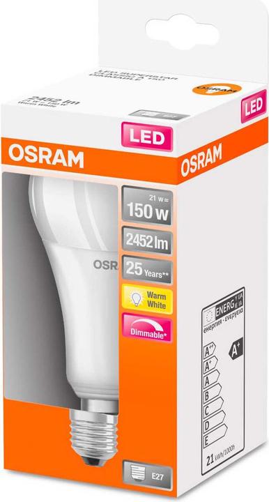 Produktbild Osram Led Superstar Classic A (E27, 20 W, 2452 lm, 1 x, E)