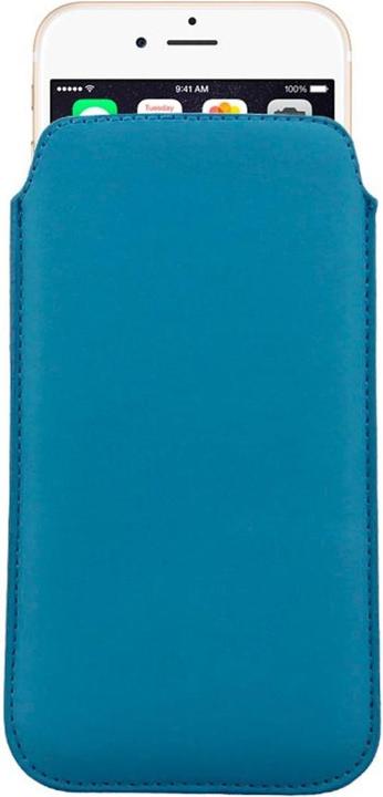 Produktbild König Design Handyhülle Tasche Slide Hülle Hellblau (Apple iPhone 6 Plus)