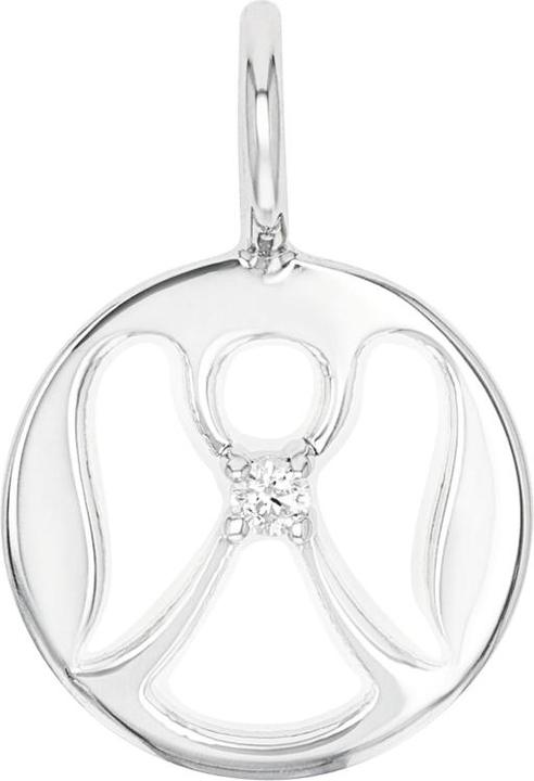 Produktbild Amor Anhänger für Damen, 925 Sterling Silber, Zirkonia synth. | Engel (Silber 925)