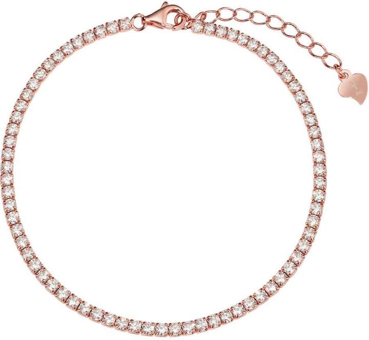 Produktbild Bijouteria Silber-Armkettchen (20 cm, PVD Beschichtung (goldfarbig), Silber 925, Zirkonia)