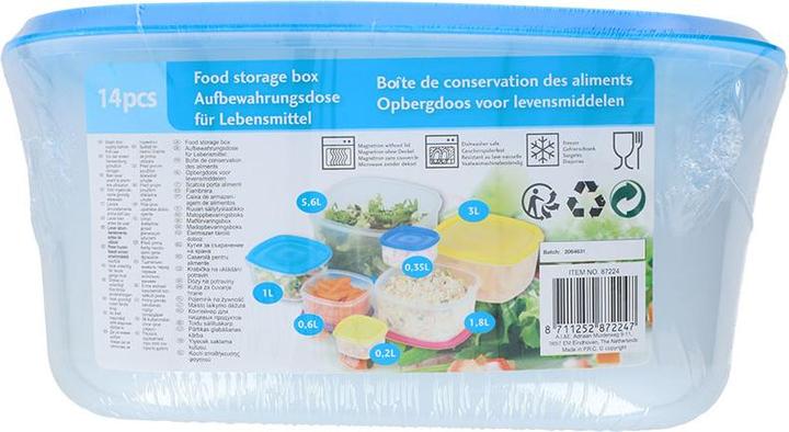 Produktbild Champ Aufbewahrungsdosen für Lebensmittel (14-teilig) (5.60 l)