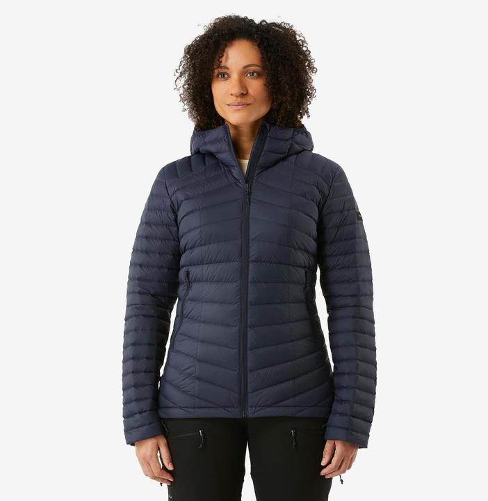 Forclaz Daunenjacke Damen Kapuze bis -5 °C Trekking - MT100