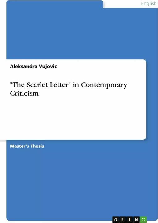 Immagine prodotto 'The Scarlet Letter' in Contemporary Criticism (Inglese, Aleksandra Vujovic, 2022)