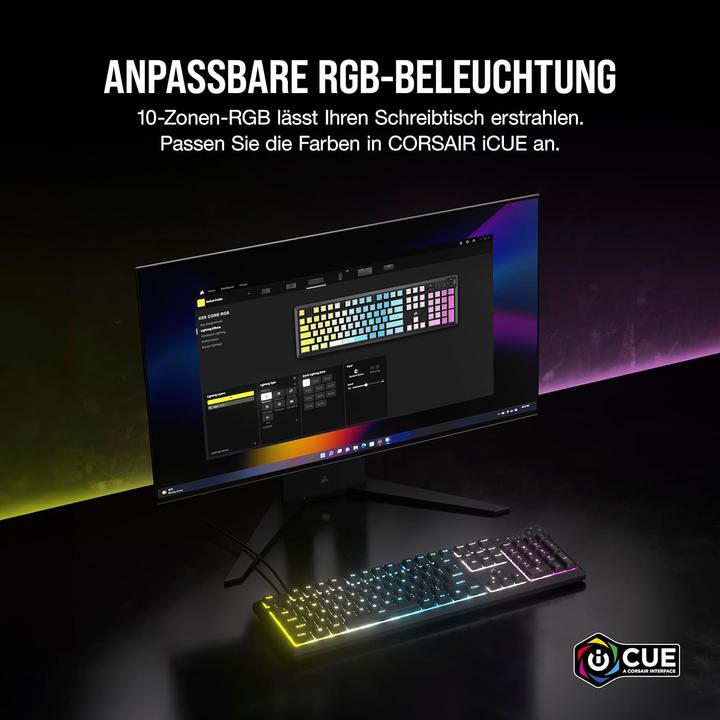 Immagine prodotto Corsair K55 Core RGB (DE, Cablato)