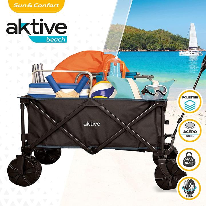 Actual product image Aktive Foldable Transport Trolley