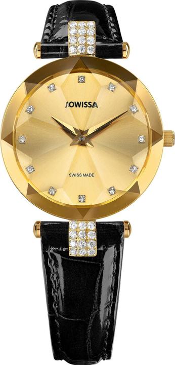 Actual product image Jowissa Facet rhinestones (Analogue wristwatch, 30 mm)