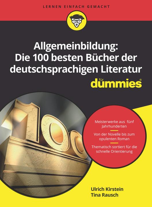Actual product image Allgemeinbildung: Die 100 besten Bücher der deutschsprachigen Literatur für Dummies (German, Ulrich Kirstein, 2020)