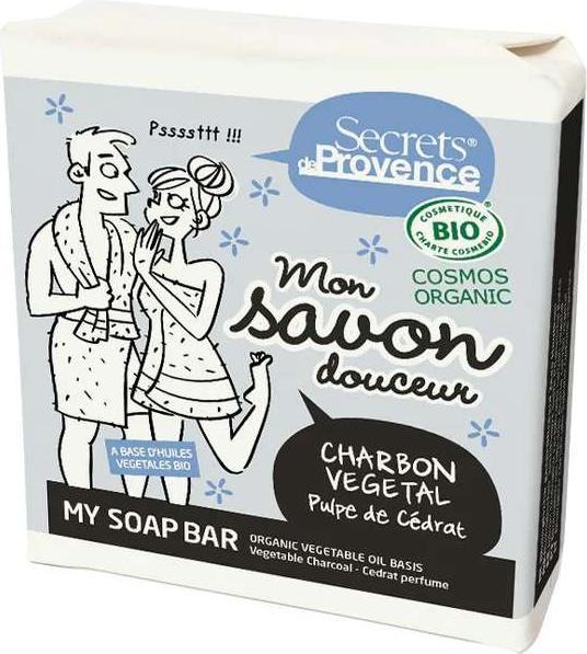 Image du produit Secrets de Provence Savon organique CHARCOAL (Savon dur)