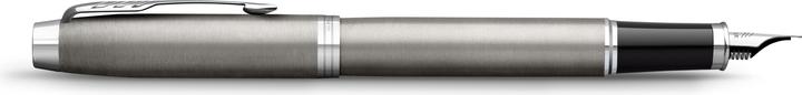Image du produit Parker Stylo plume IM Brushed Metal C.C. M (Acier inoxydable, Noir, 1 x)