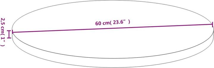 Actual product image VidaXL Douglas (60 x 2.5 cm)