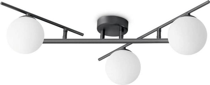 Image du produit Ideal lux ATLAS G9 Plafonnier 3x dimmable noir blanc chaud 311357 (370 lm, G9)