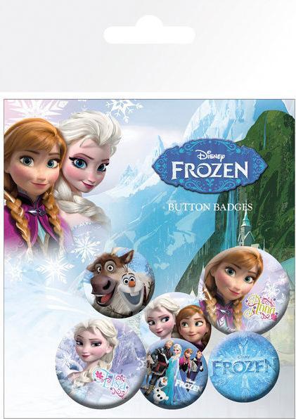 Disney Frozen Charaktere Abzeichen Set (6er Pack)