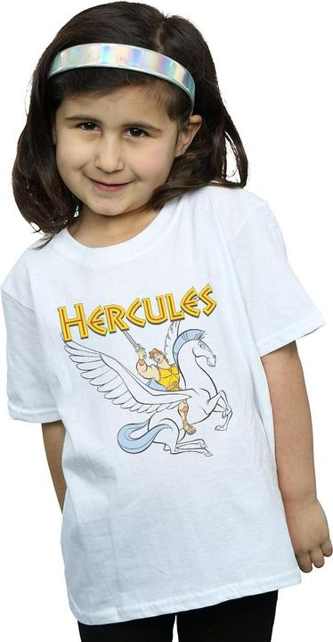 Actual product image Disney Girls Hercules With Pegasus Cotton T-Shirt (128)