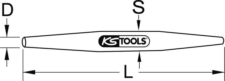 Produktbild KS Tools BRONZEplus Durchtreiber