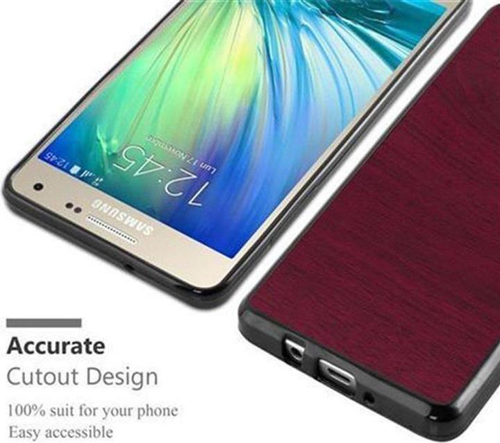 Actual product image Cadorabo TPU Wooden Cover (Samsung Galaxy J5 (2015))