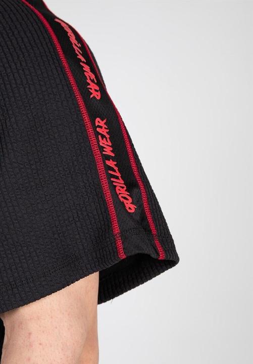 Produktbild Gorilla Wear Buffalo Old School Workout Top Schwarz/Rot (S/M)