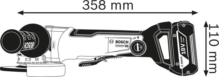 Produktbild Bosch Professional GWX 18V-10 PC (125 mm)
